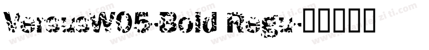 VersusW05-Bold Regu字体转换